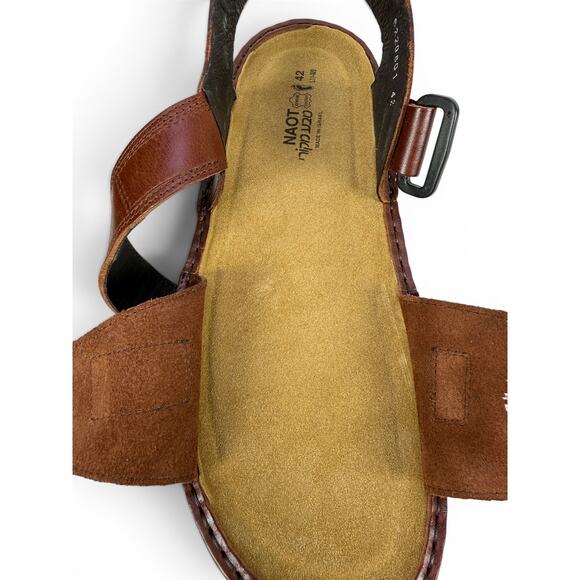Naot Lappland Sandal Mens 9 9.5 EU 42 Buffalo Leather Adjustable Straps